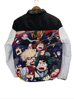 Primitive Skateboards X My Hero Academia Puffer Jacket Anime Unisex Size Small